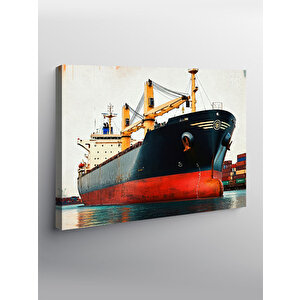 Kanvas Tablo Yük Gemisi Yanaşma 50x70 cm