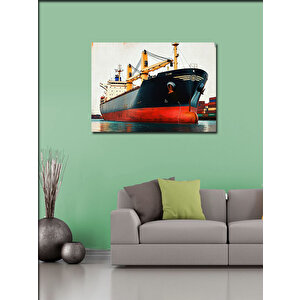 Kanvas Tablo Yük Gemisi Yanaşma 100x140 cm