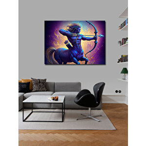 Kanvas Tablo Yay Burcu Centaur Figürü 50x70 cm