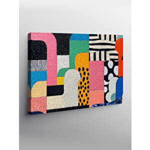 Kanvas Tablo Renkli Geometrik Desen 50x70 cm