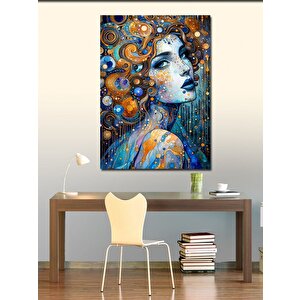 Kanvas Tablo Soyut Desenli Kadın 50x70 cm