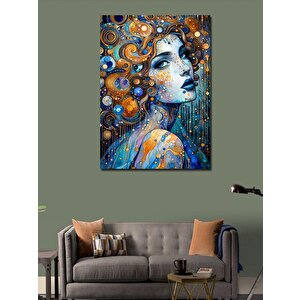 Kanvas Tablo Soyut Desenli Kadın 50x70 cm