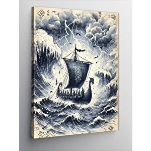 Kanvas Tablo Fırtına Gemisi 50x70 cm