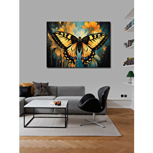 Kanvas Tablo Kelebek Kanat Tasarımı 50x70 cm