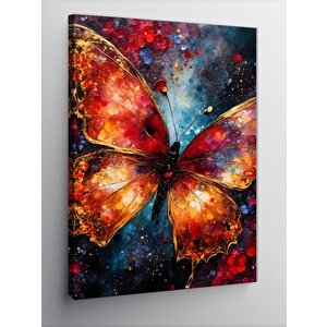 Kanvas Tablo Galaktik Kelebek 70x100 cm