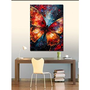 Kanvas Tablo Galaktik Kelebek 70x100 cm
