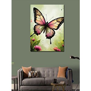 Kanvas Tablo Renkli Kelebek 50x70 cm