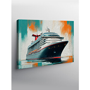 Kanvas Tablo Modern Yolcu Gemisi 50x70 cm