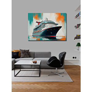 Kanvas Tablo Modern Yolcu Gemisi 50x70 cm