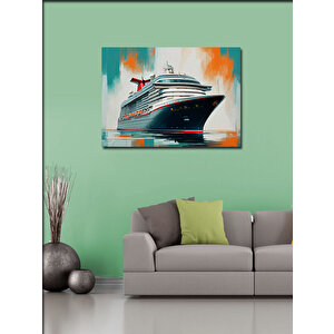 Kanvas Tablo Modern Yolcu Gemisi 50x70 cm