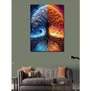 Kanvas Tablo Doğa Desenli Sanat Eseri 70x100 cm