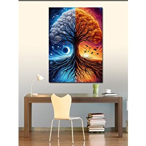 Kanvas Tablo Doğa Desenli Sanat Eseri 100x140 cm