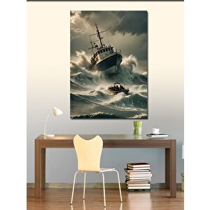 Kanvas Tablo Fırtınadaki Gemi 50x70 cm