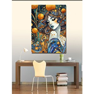 Kanvas Tablo Soyut Kadın Ve Desenler 50x70 cm