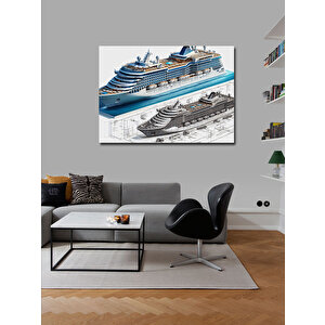 Kanvas Tablo Büyük Yolcu Gemisi 70x100 cm