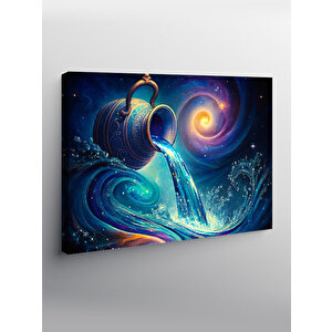 Kanvas Tablo Kova Burcu İllüstrasyonu 100x140 cm