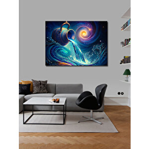 Kanvas Tablo Kova Burcu İllüstrasyonu 100x140 cm