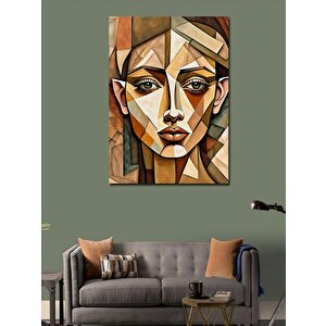 Kanvas Tablo Desenler Ve Kadın 100x140 cm