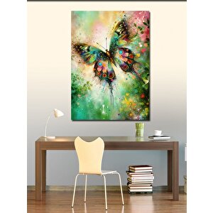 Kanvas Tablo Renkli Kelebek 100x140 cm