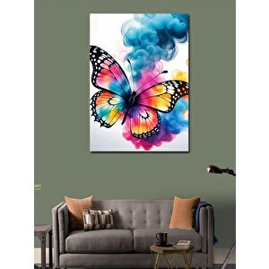 Kanvas Tablo Renkli Kelebek 70x100 cm