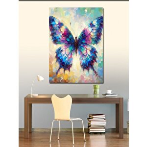 Kanvas Tablo Renkli Kelebek 70x100 cm