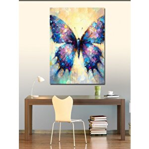 Kanvas Tablo Renkli Kelebek 70x100 cm
