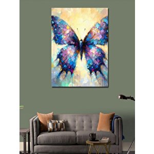 Kanvas Tablo Renkli Kelebek 70x100 cm