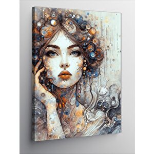 Kanvas Tablo Soyut Desenli Kadın 50x70 cm