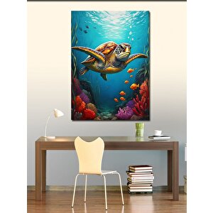 Kanvas Tablo Derin Deniz Balığı 70x100 cm