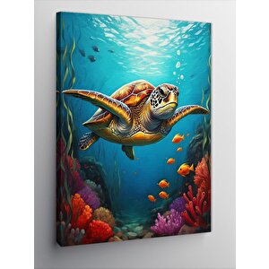 Kanvas Tablo Derin Deniz Balığı 50x70 cm