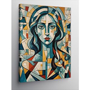 Kanvas Tablo Soyut Kadın Ve Desenler 100x140 cm