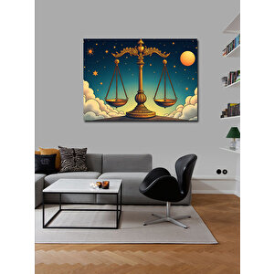 Kanvas Tablo Terazi Burcu Ve Adalet 70x100 cm