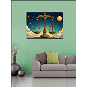 Kanvas Tablo Terazi Burcu Ve Adalet 70x100 cm
