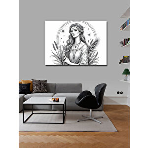 Kanvas Tablo Başak Burcu 70x100 cm