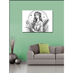 Kanvas Tablo Başak Burcu 50x70 cm