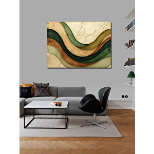Kanvas Tablo Retro Dalgalı Desen 50x70 cm