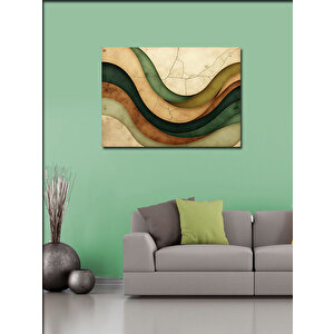 Kanvas Tablo Retro Dalgalı Desen 50x70 cm