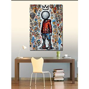 Kanvas Tablo Graffiti Desenleri Ve Çocuk 70x100 cm