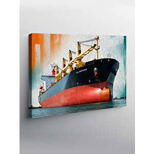 Kanvas Tablo Modern Kargo Gemisi 70x100 cm