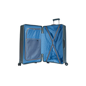 Pierre Cardin Büyük Boy %100 Polipropilen Valiz Siyah 04pc7060