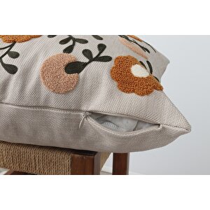 Fulya Desenli Punch Kırlent Kılıfı 43x43