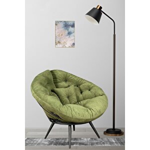 Modern Tekli Koltuk Berjer | Ergonomik Tasarım, Şık Füme Renk, Yüksek Konfor Yeşil