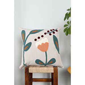 Fresya Desenli Punch Kırlent 43x43