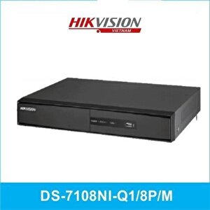 Ds-7108ni-q1-8p-m 8 Kanal 8 Port Poe Metal Kasa Nvr Kayıt Cihazı