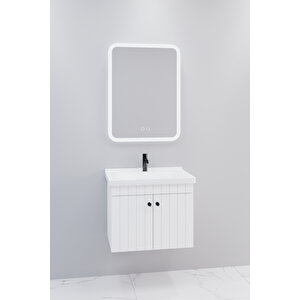 Avien 65 Cm Banyo Dolabı Cmr Aynalı - Boy Dolap Hariç Beyaz