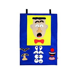 Yüz İfadeleri Cırtlı Pano