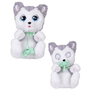 Baby Paws Sesli Yavru Köpek Pelüş 20 Cm Dalmaçyalı Yeşil Çanta
