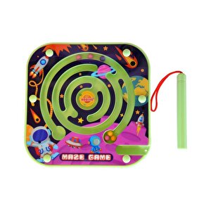 Maze Game Labirent Oyunu Mıknatıs Kalemli Yeşil Yb3249