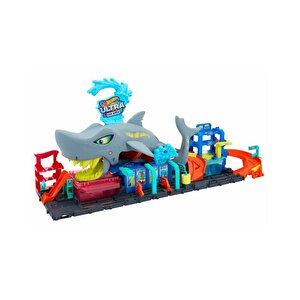 Hot Wheels Şehri Muhteşem Köpek Balığı Araba Yıkama Oyun Seti Htn82