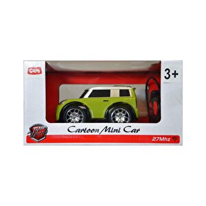 Ctoys Cartoon Mini Car 27 Mhz Full Fonksiyon Uzaktan Kumandalı Yeşil Araba Qx3688 93